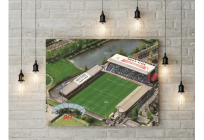 Stockport County FC Edgeley Park Stadium Wall Art Canvas